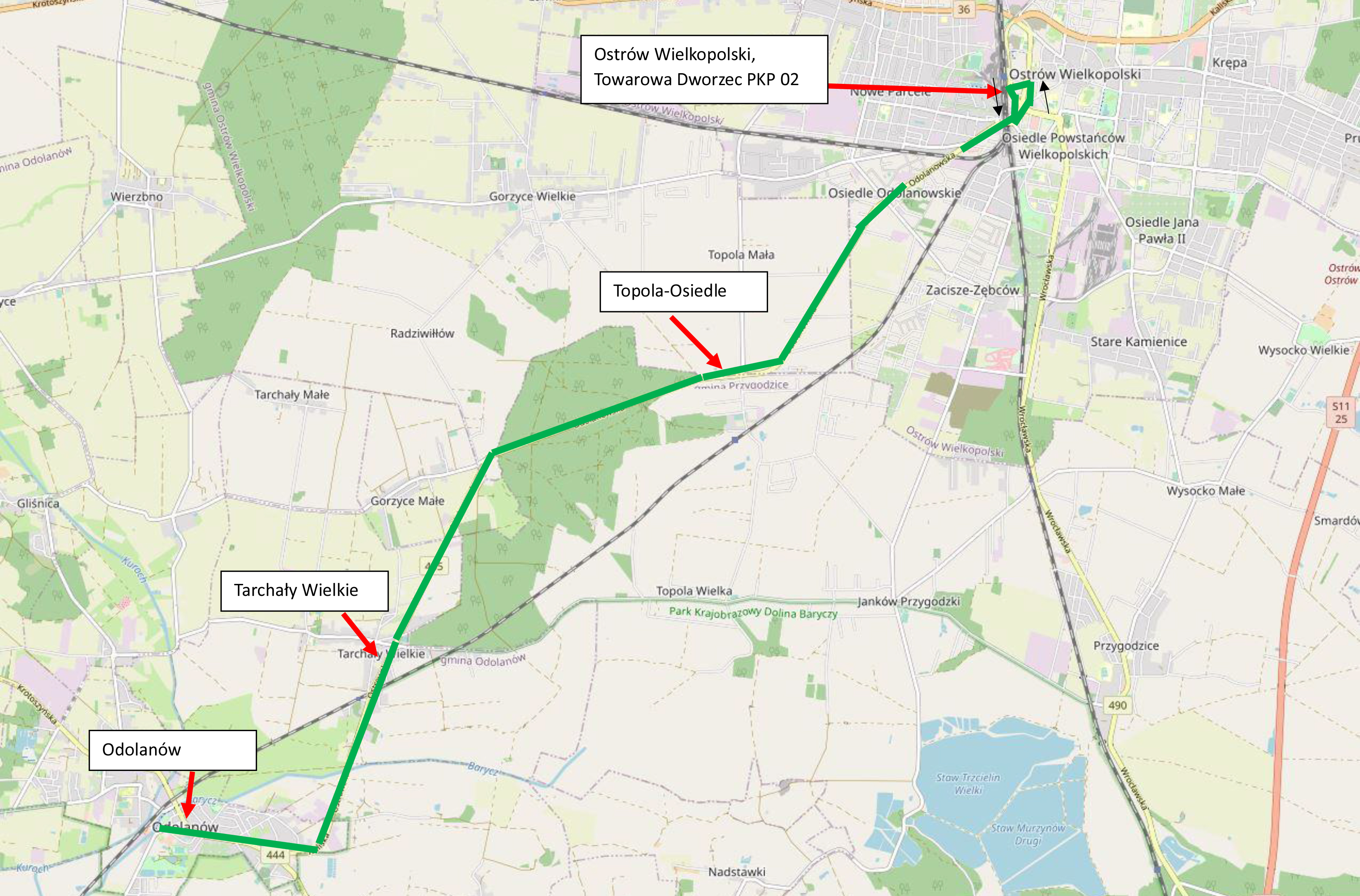 Prace modernizacyjne na odcinku Ostrów Wlkp. – Odolanów i zastępcza komunikacja autobusowa