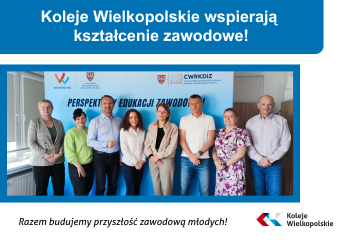 Spotkanie przedstawicieli Kolei Wielkopolskich z Centrum Wsparcia Rzemiosła, Kształcenia Dualnego i Zawodowego w Poznaniu