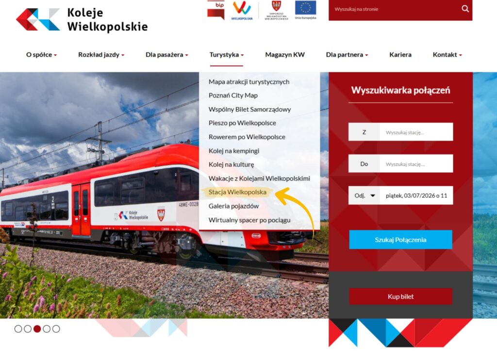 Wakacyjne inspiracje koleją – Stacja Wielkopolska!