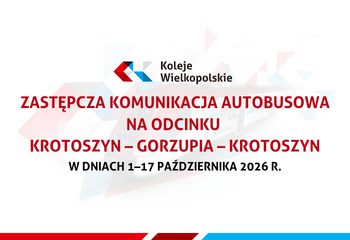 Lokalizacja punktów zatrzymania autobusów komunikacji zastępczej na odcinku Krotoszyn – Gorzupia – Krotoszyn